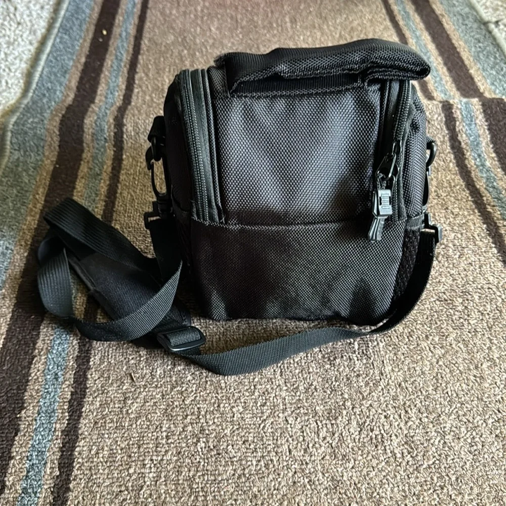 Small Camera Bag, Black, Good Condition.